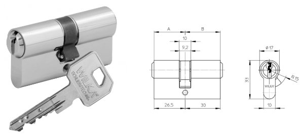 WILKA CARAT S1 SECURITY CYLINDER