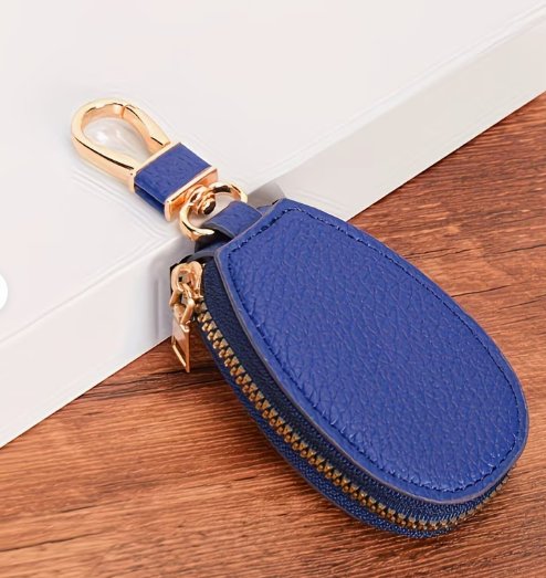 LEATHER CAR KEY POUCH